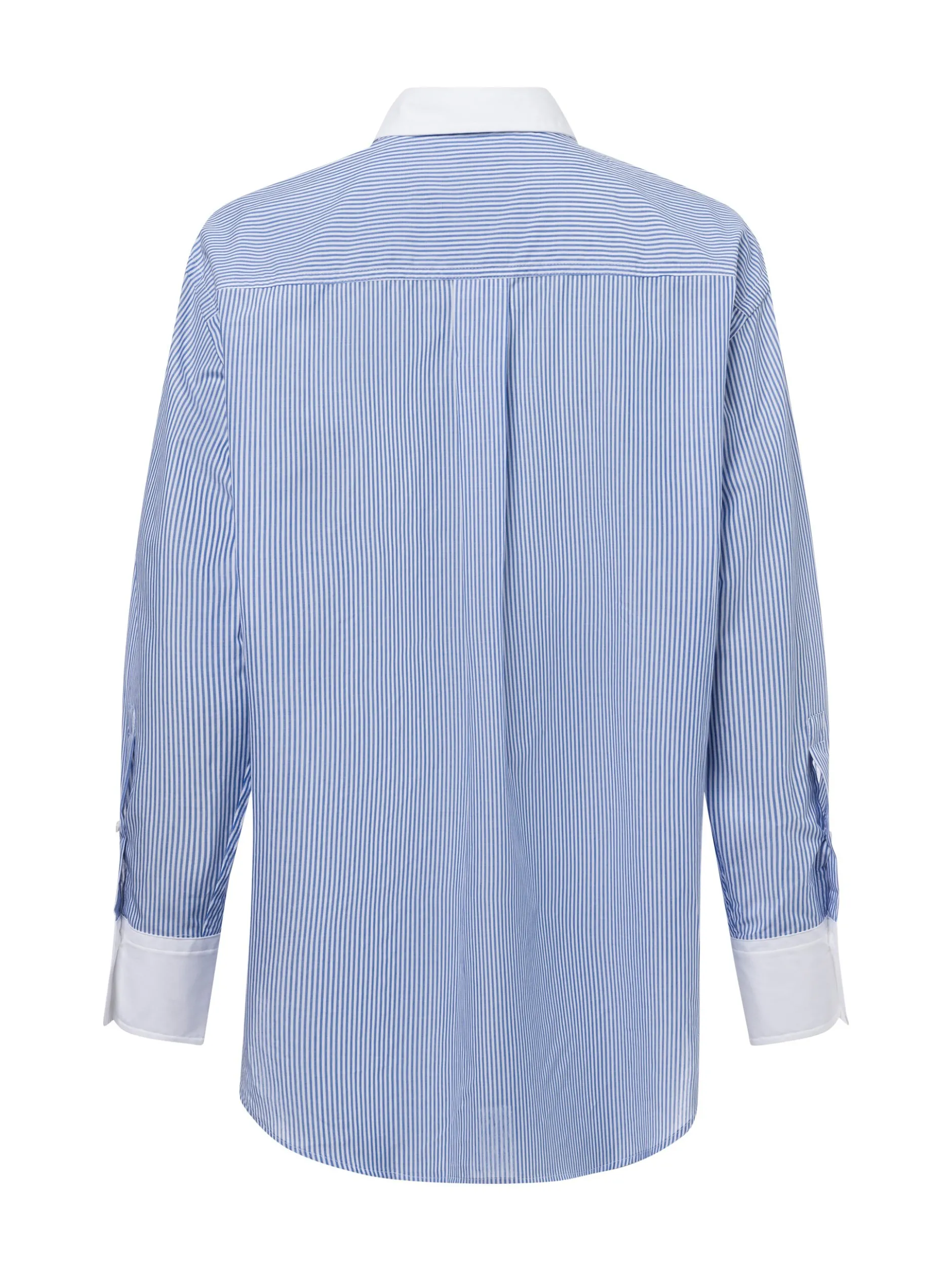 BOSS Damen Bluse - Badina in hellblau weiß