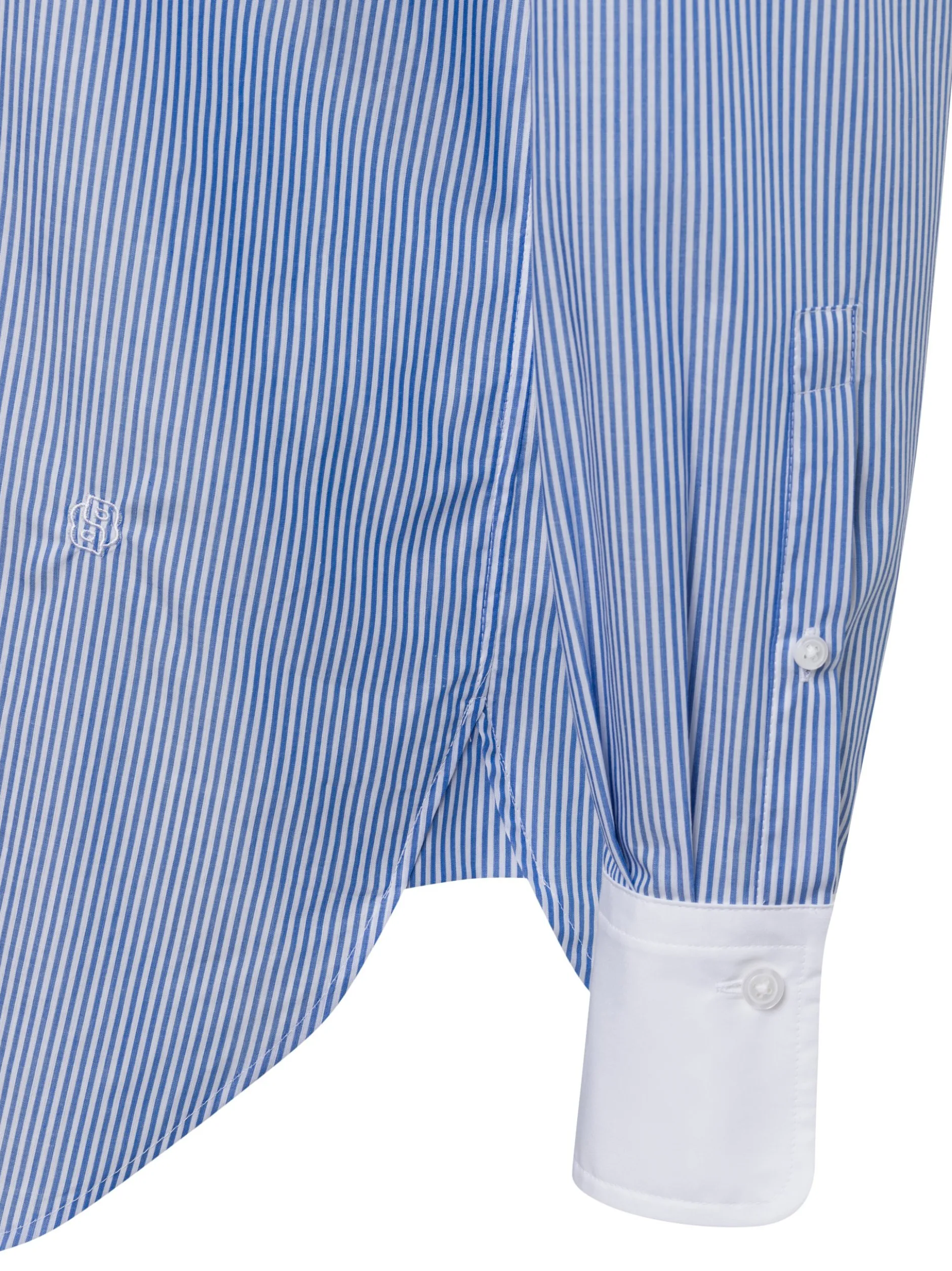 BOSS Damen Bluse - Badina in hellblau weiß