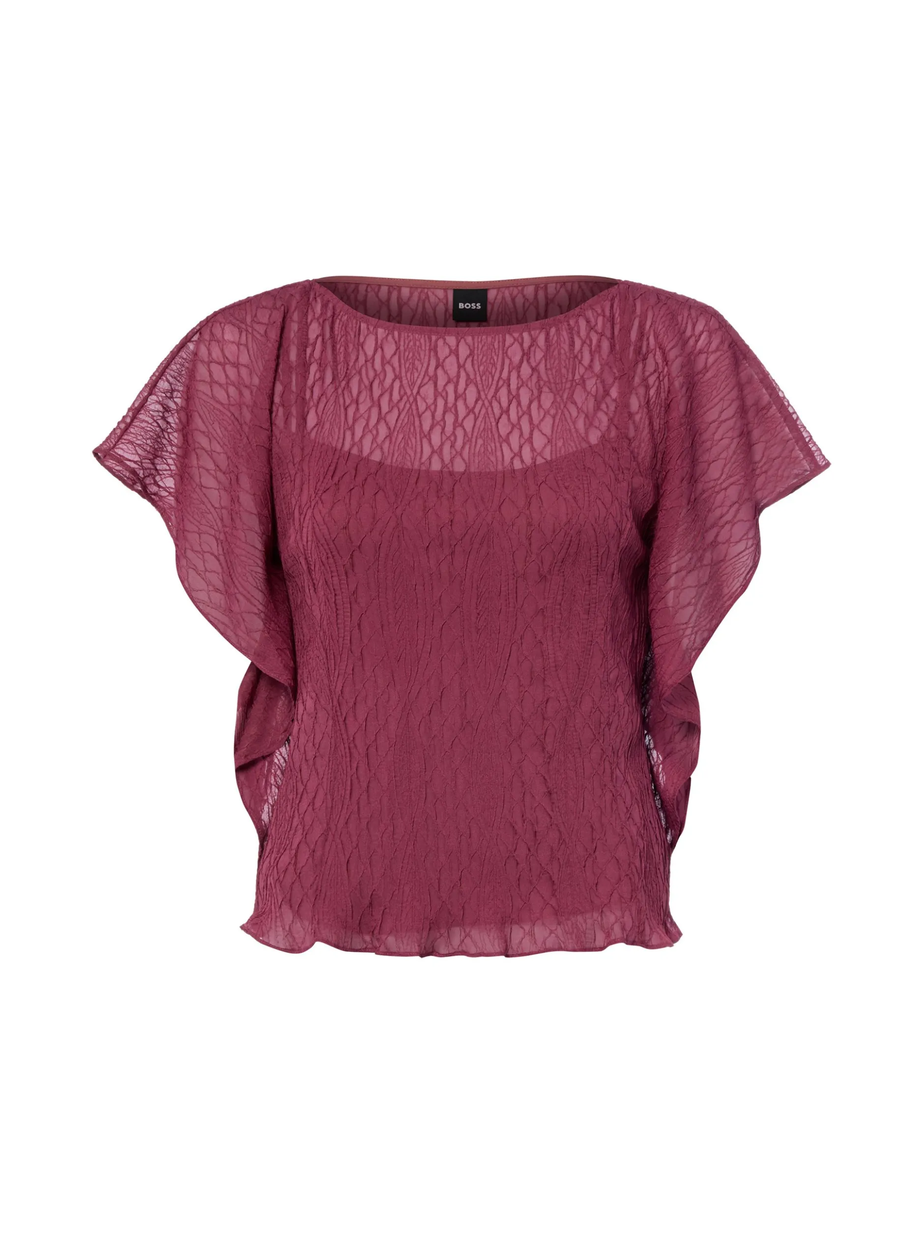 BOSS Damen Blusenshirt - Bacope in bordeaux