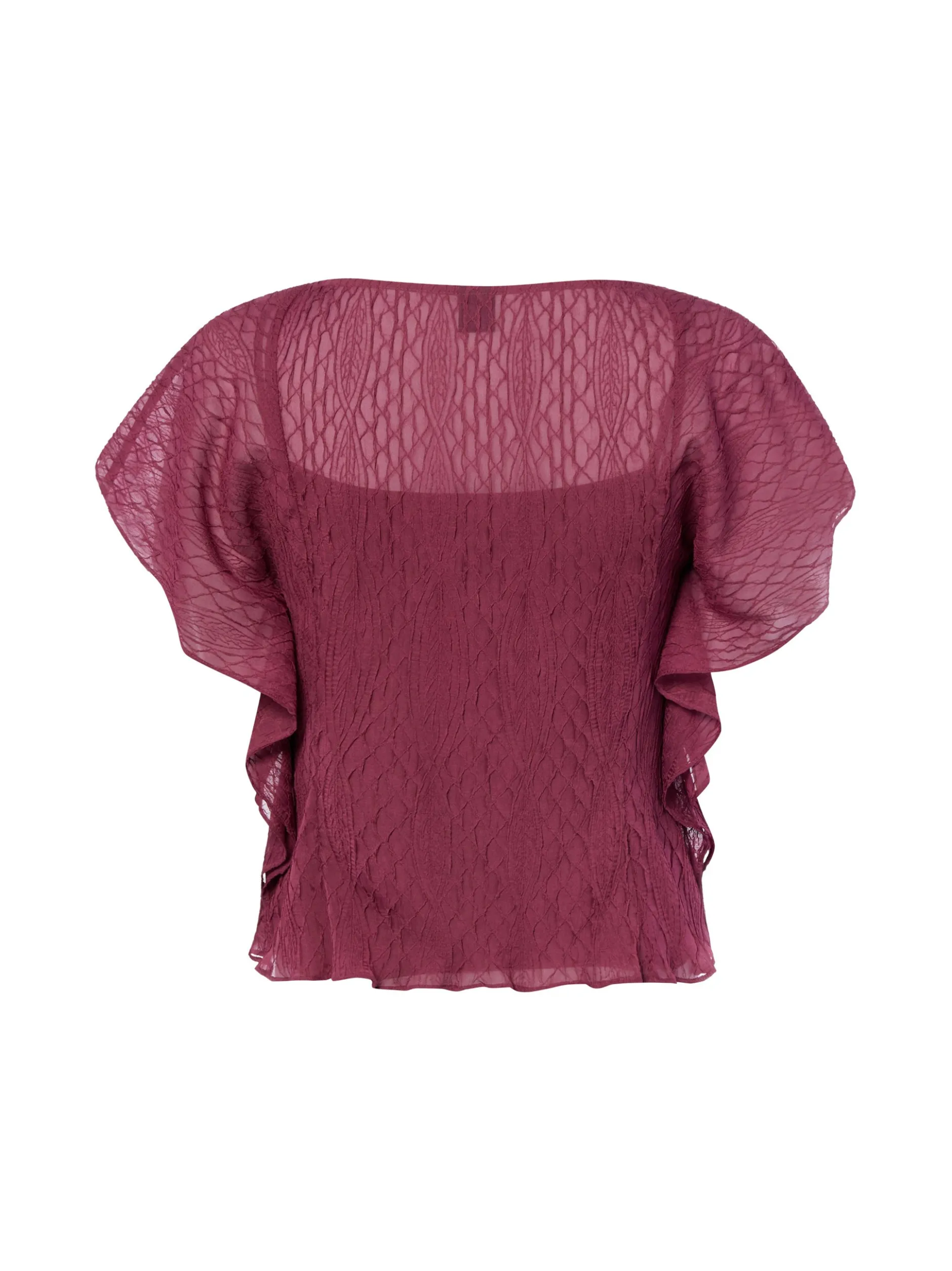 BOSS Damen Blusenshirt - Bacope in bordeaux