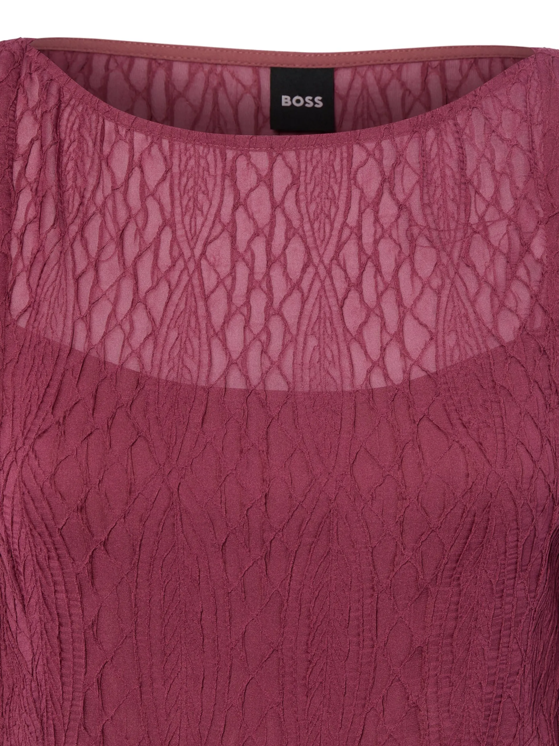 BOSS Damen Blusenshirt - Bacope in bordeaux