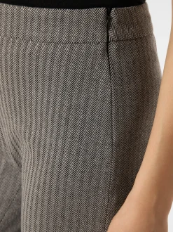 BOSS Damen Hose - Tilunara in schwarz weiß