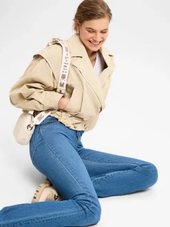 BOSS Damen Jeans - Lyris in light stone - Länge: lang