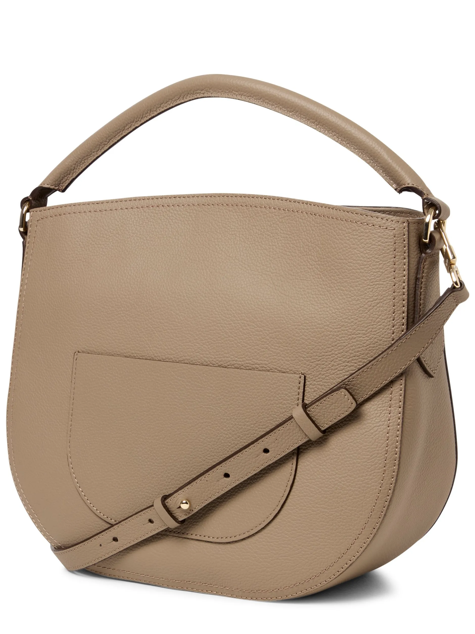BOSS Damen Ledertasche - Lenah in taupe