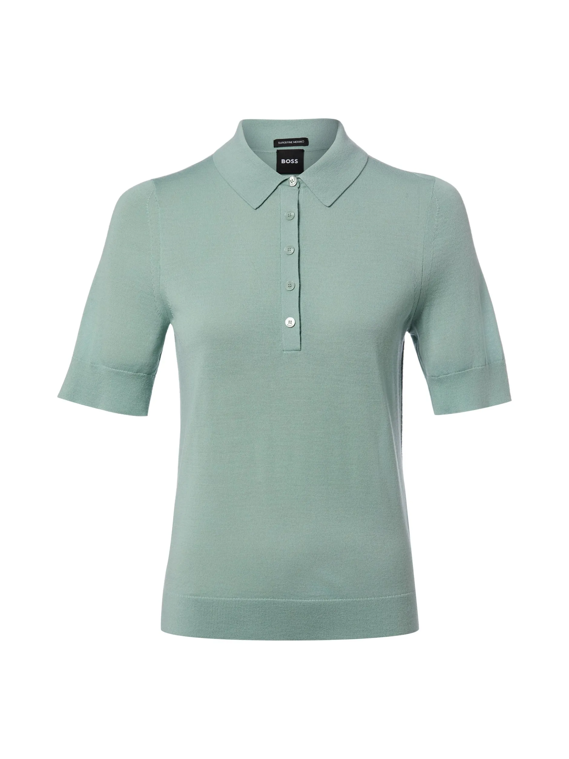 BOSS Damen Schurwoll-Shirt - Fidenka in mint