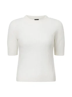 BOSS Damen Strickpullover - Fusionana in ecru