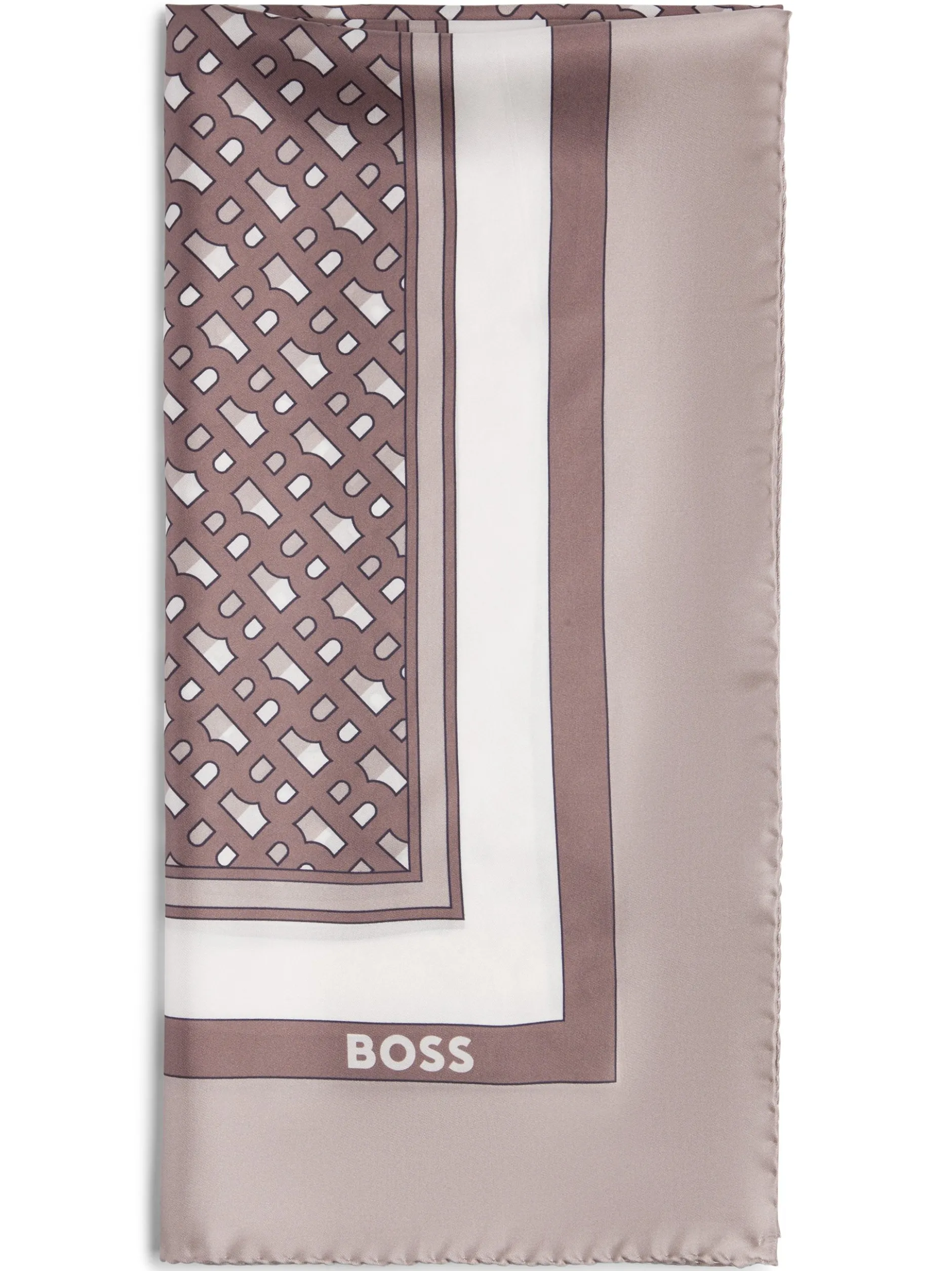 BOSS Damen Tuch aus Seide - Lainy_1 in kitt beige
