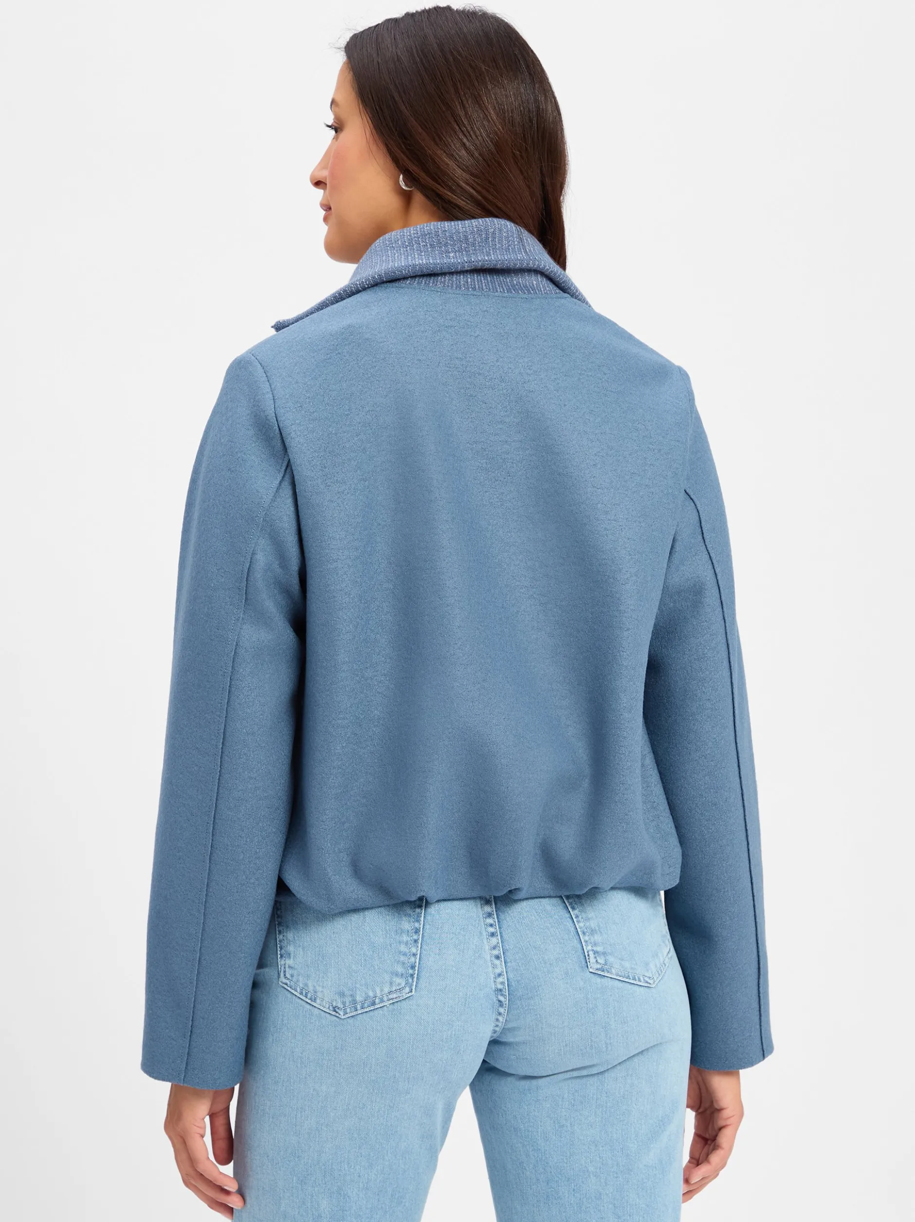 BOSS Damen Winterjacke aus Schurwolle - Cundalini in petrol