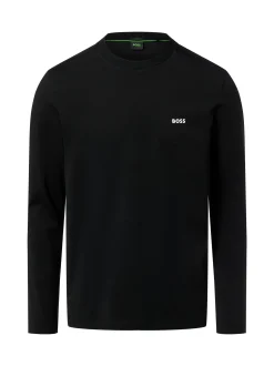 BOSS Green Herren Langarmshirt in schwarz