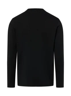 BOSS Green Herren Langarmshirt in schwarz