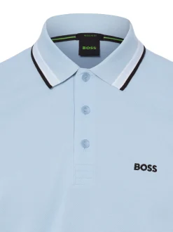 BOSS Green Herren Poloshirt - Paddy in hellblau