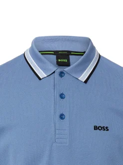 BOSS Green Herren Poloshirt - Paddy in hellblau