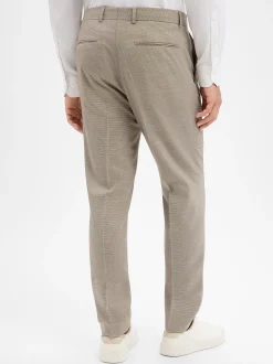 BOSS Herren Baukasten-Hose mit Schurwolle - Leon in taupe