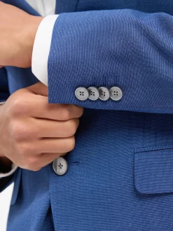 BOSS Herren Baukasten-Sakko mit Schurwolle - Jasper in blau