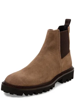 BOSS Herren Chelsea Boots aus Leder - Julyo in taupe