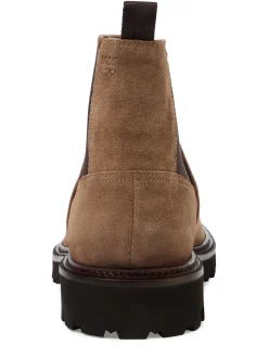 BOSS Herren Chelsea Boots aus Leder - Julyo in taupe
