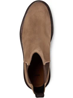 BOSS Herren Chelsea Boots aus Leder - Julyo in taupe