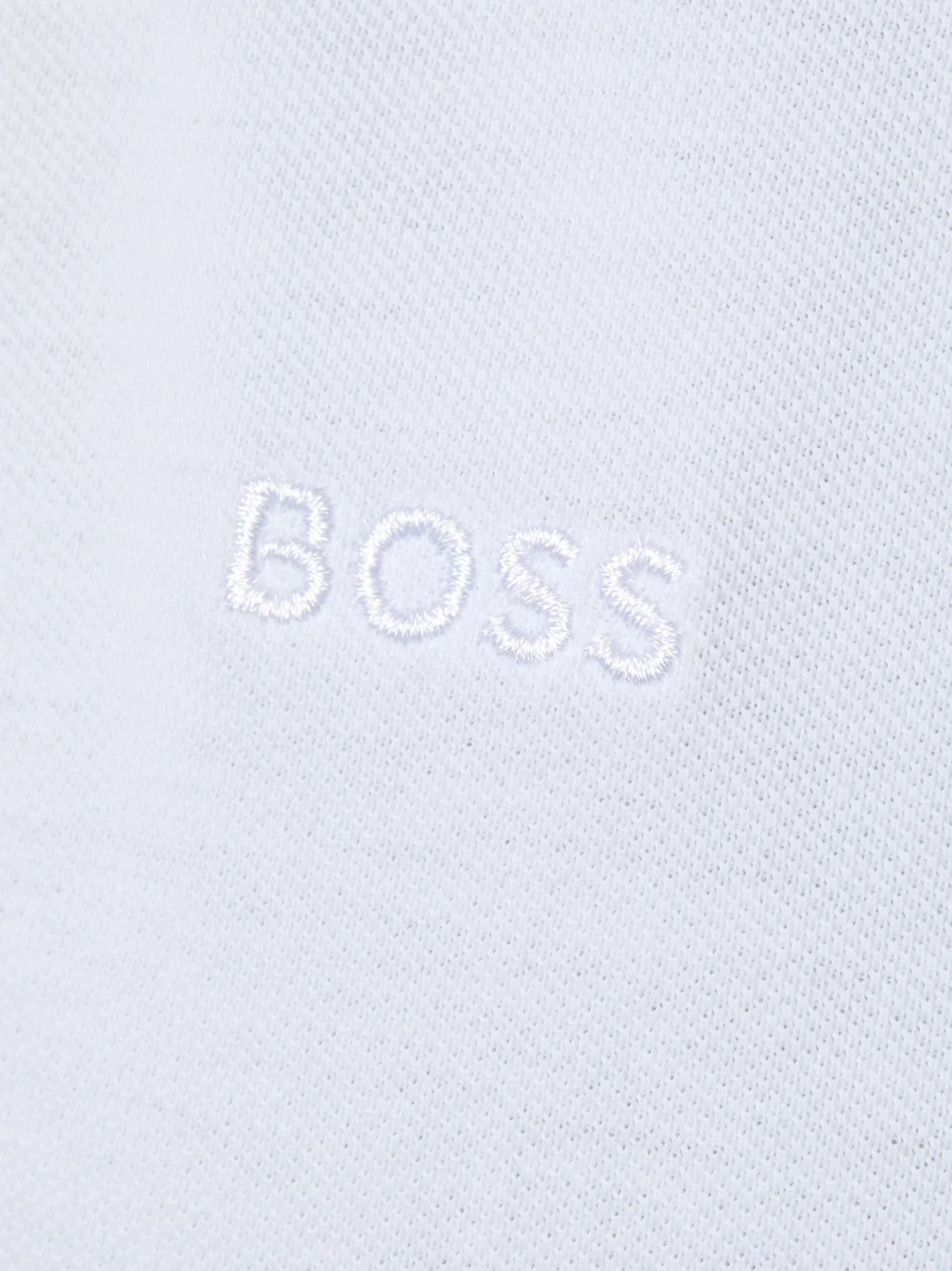 BOSS Herren Poloshirt - Pallas in weiß - Ärmel: kurzarm