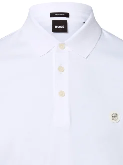 BOSS Herren Poloshirt - Parris in weiß - Ärmel: kurzarm