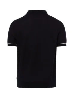 BOSS Herren Strick-Poloshirt - Narciso in marine