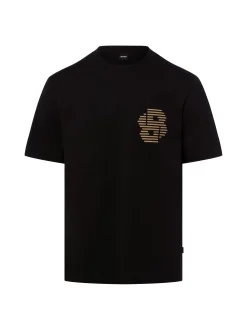BOSS Herren T-Shirt - Tierman in schwarz beige