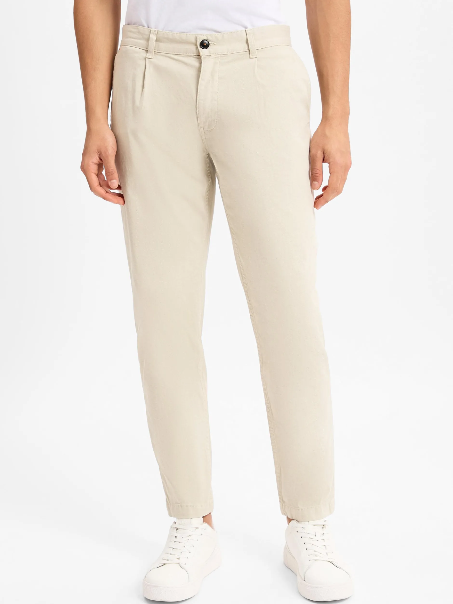 BOSS Orange BOSS - Herren Jeans in beige - Länge: lang
