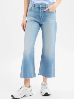 BOSS Orange Damen Bootcut Jeans - C_Soft Kick Flare in light stone