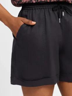 BOSS Orange Damen Shorts - Tanjina in schwarz