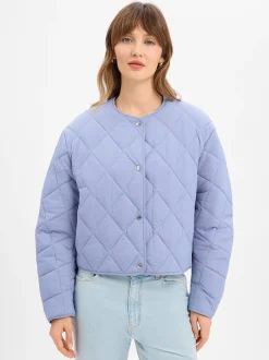 BOSS Orange Damen Steppjacke - Paressa in hellblau