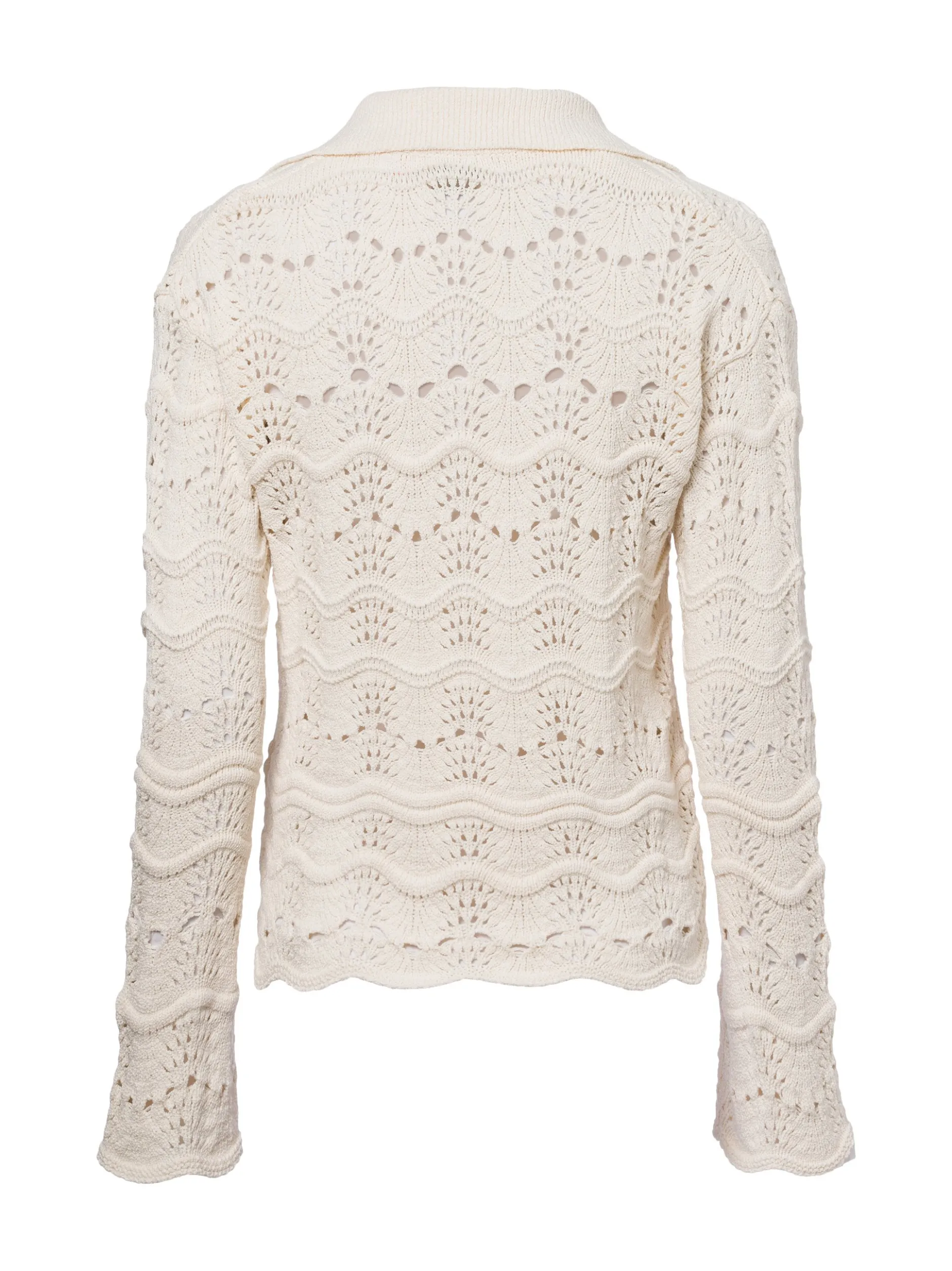 BOSS Orange Damen Strickpullover - Fyder in ecru