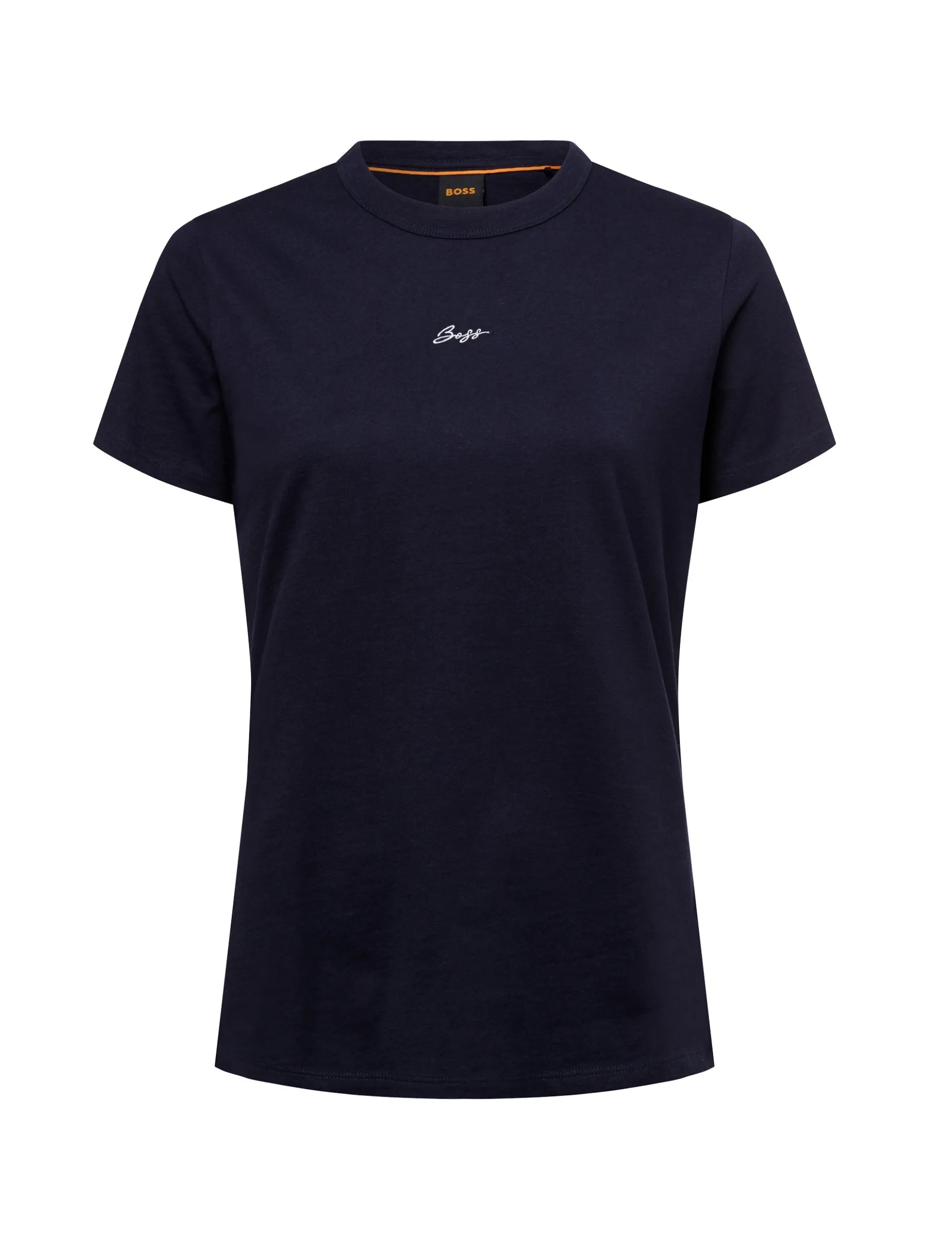 BOSS Orange Damen T-Shirt - C_Elogo_5-s in marine