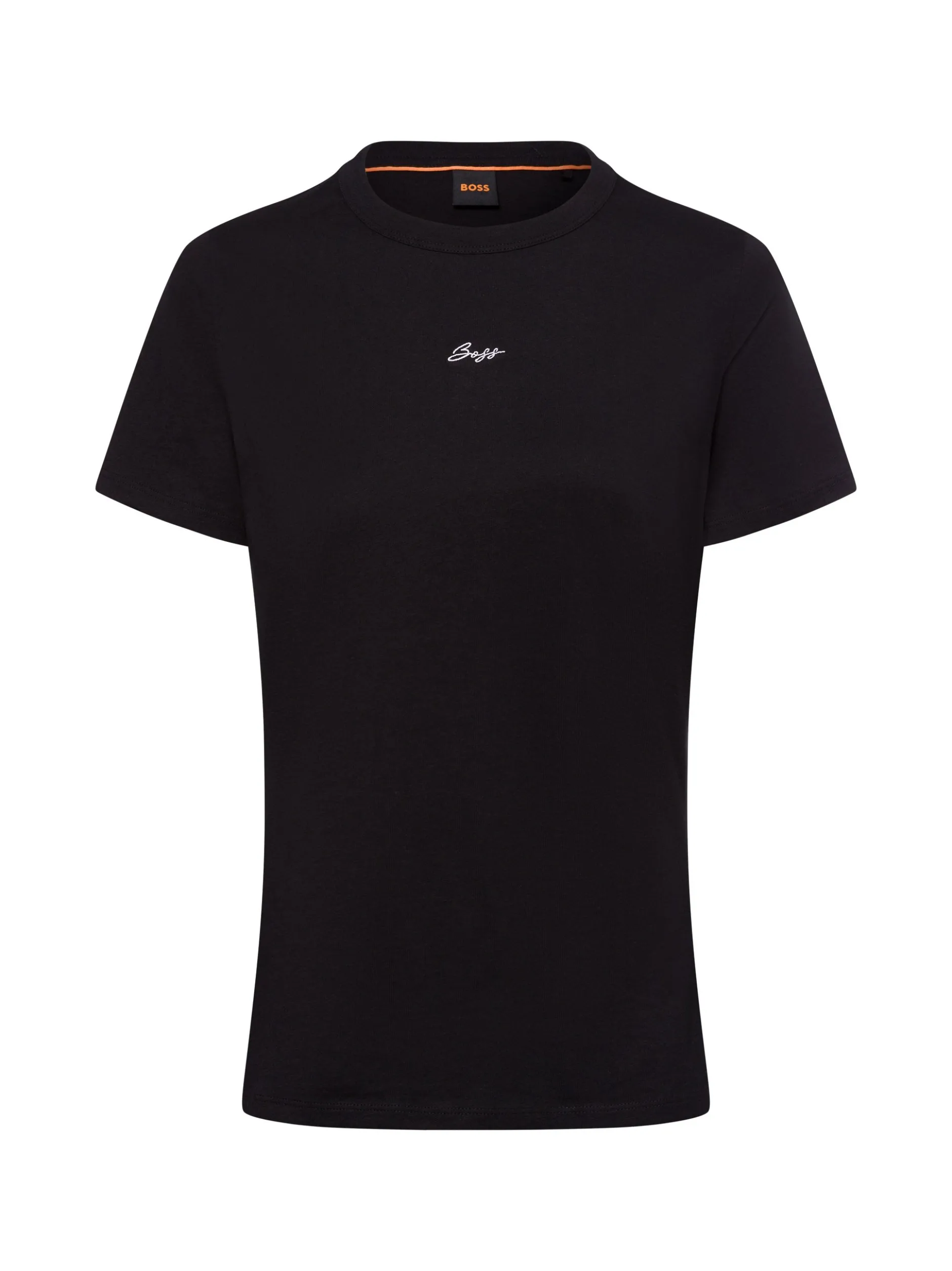 BOSS Orange Damen T-Shirt - C_Elogo_5-s in schwarz