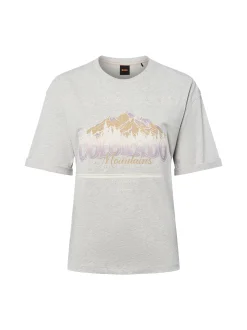 BOSS Orange Damen T-Shirt - Evi in hellgrau flieder
