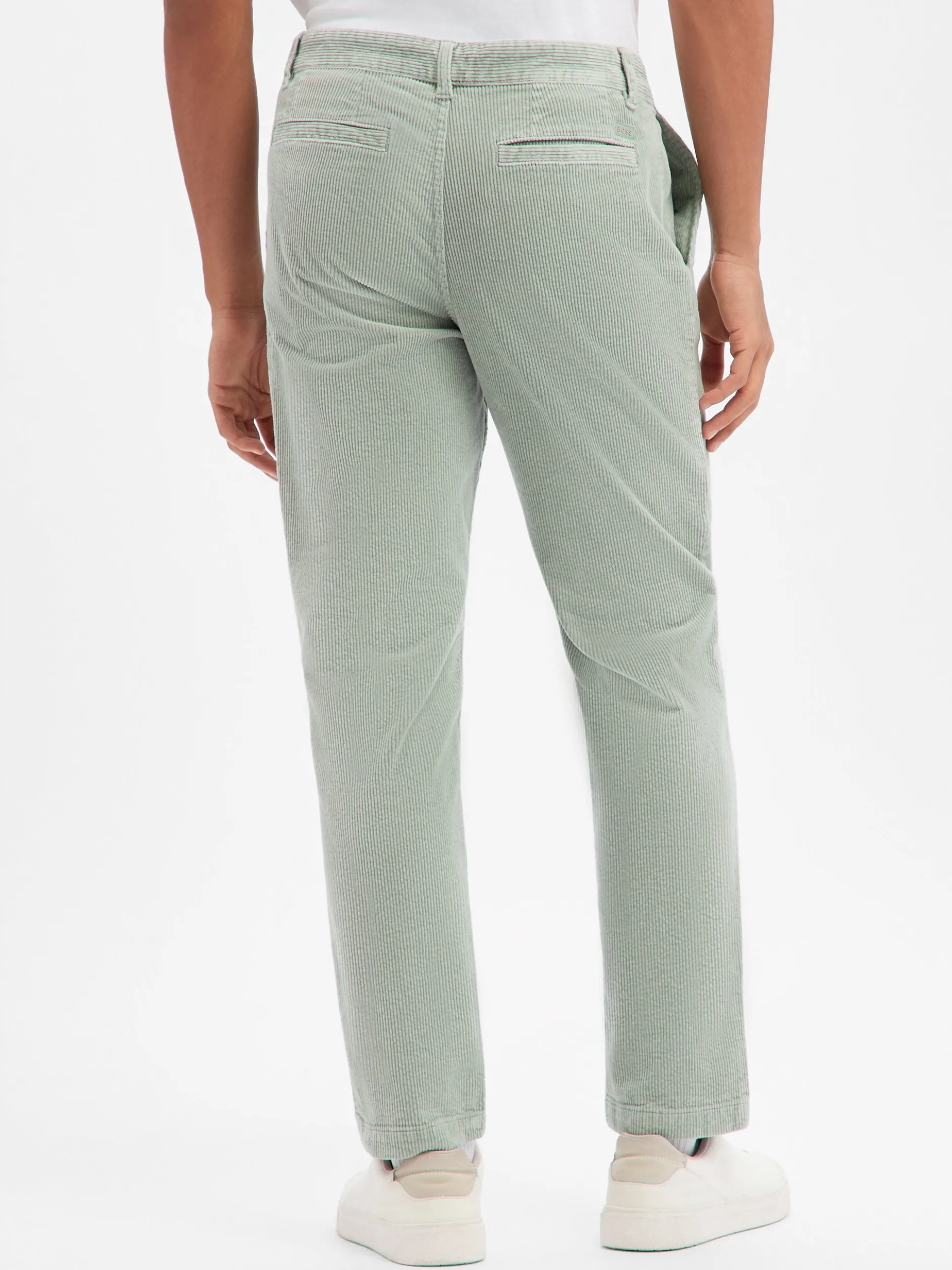 BOSS Orange Herren Cord-Chino in lind - Länge: lang