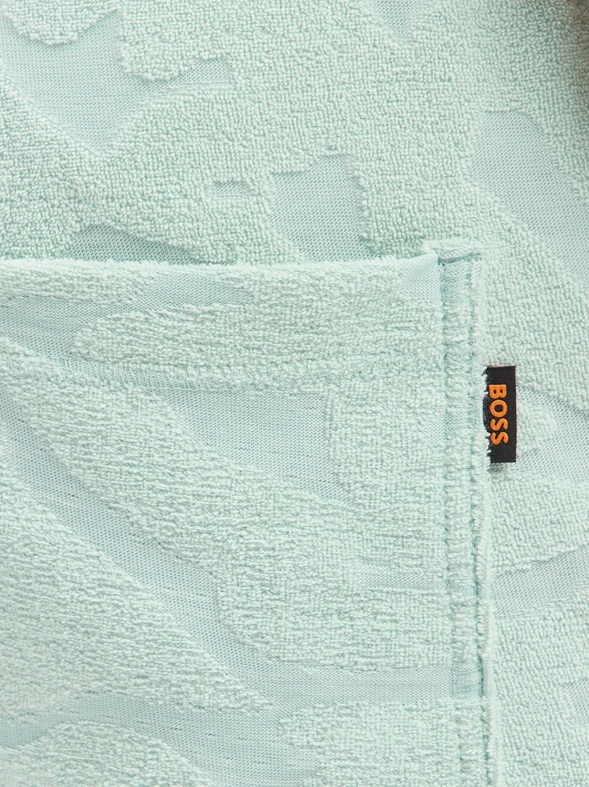 BOSS Orange Herren Frottee-Shorts - Flower in mint
