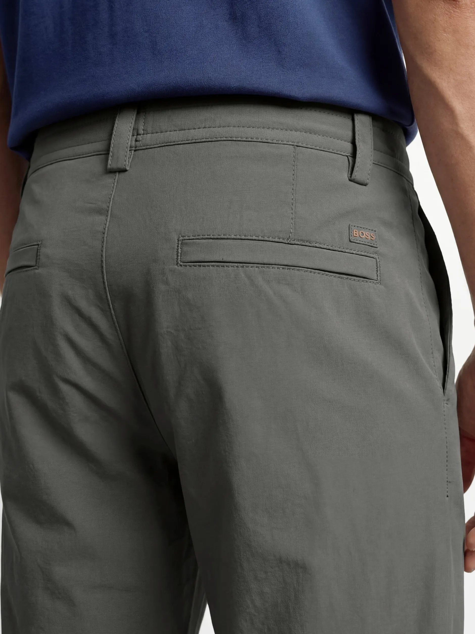 BOSS Orange Herren Hose in schilf - Länge: lang
