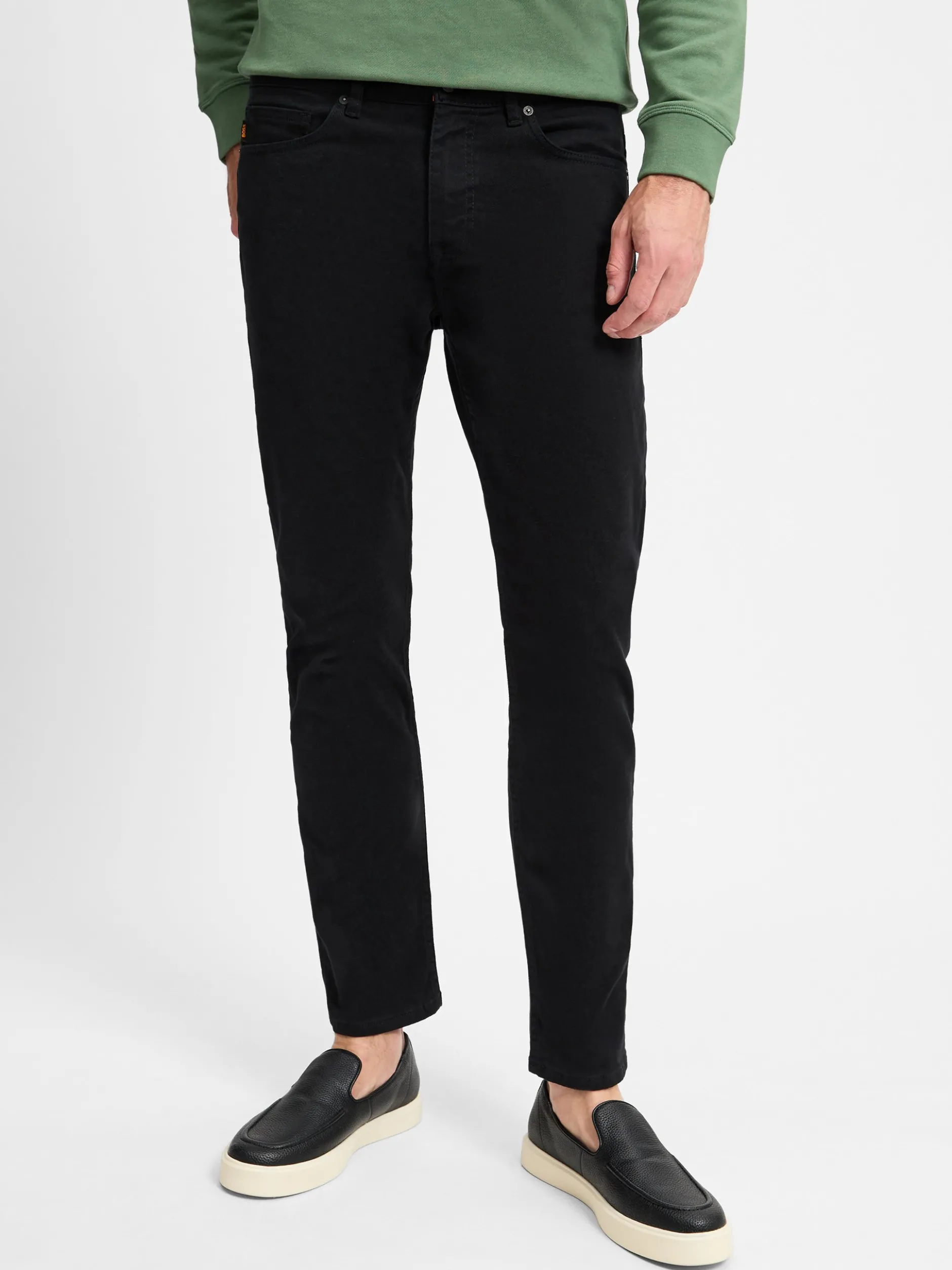 BOSS Orange Herren Jeans - Delaware in schwarz