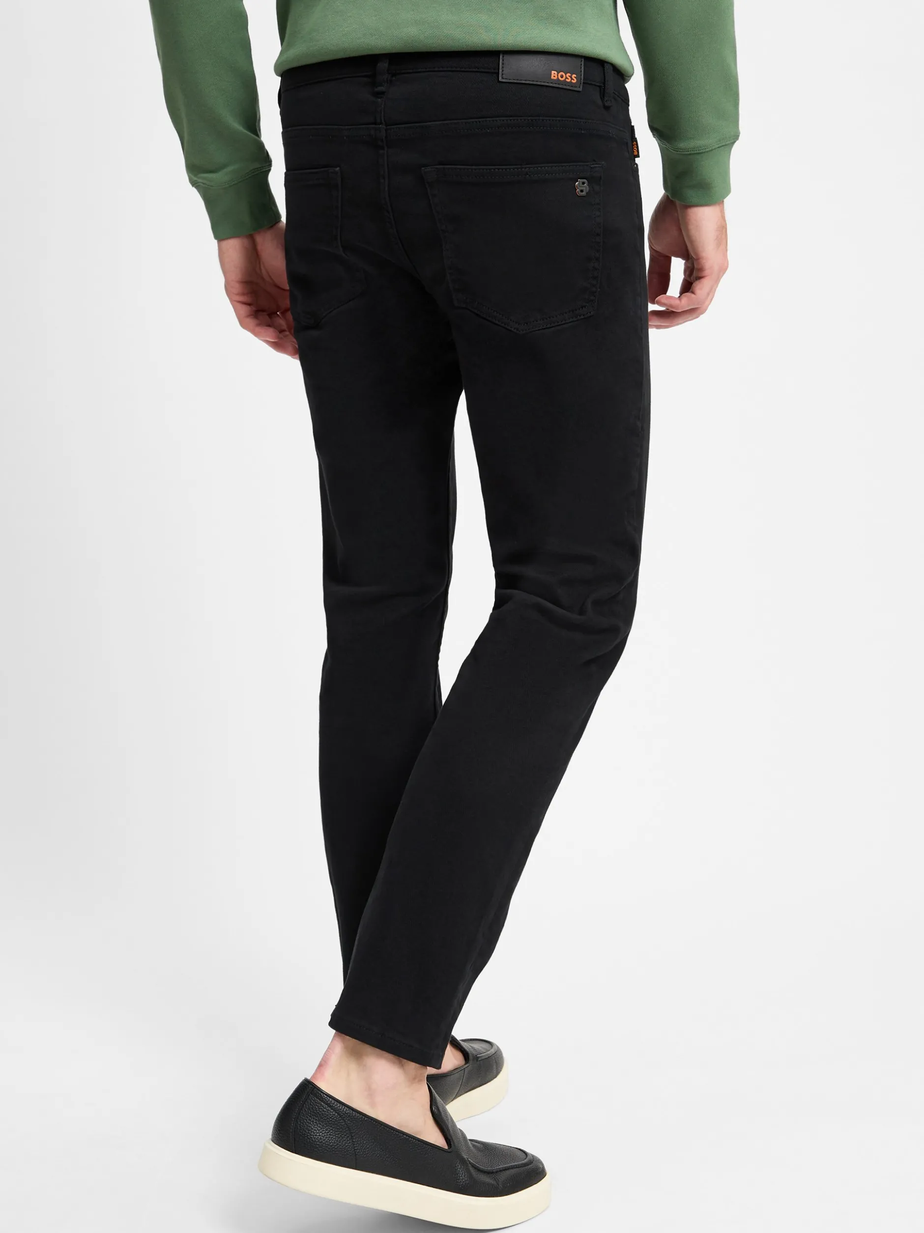 BOSS Orange Herren Jeans - Delaware in schwarz