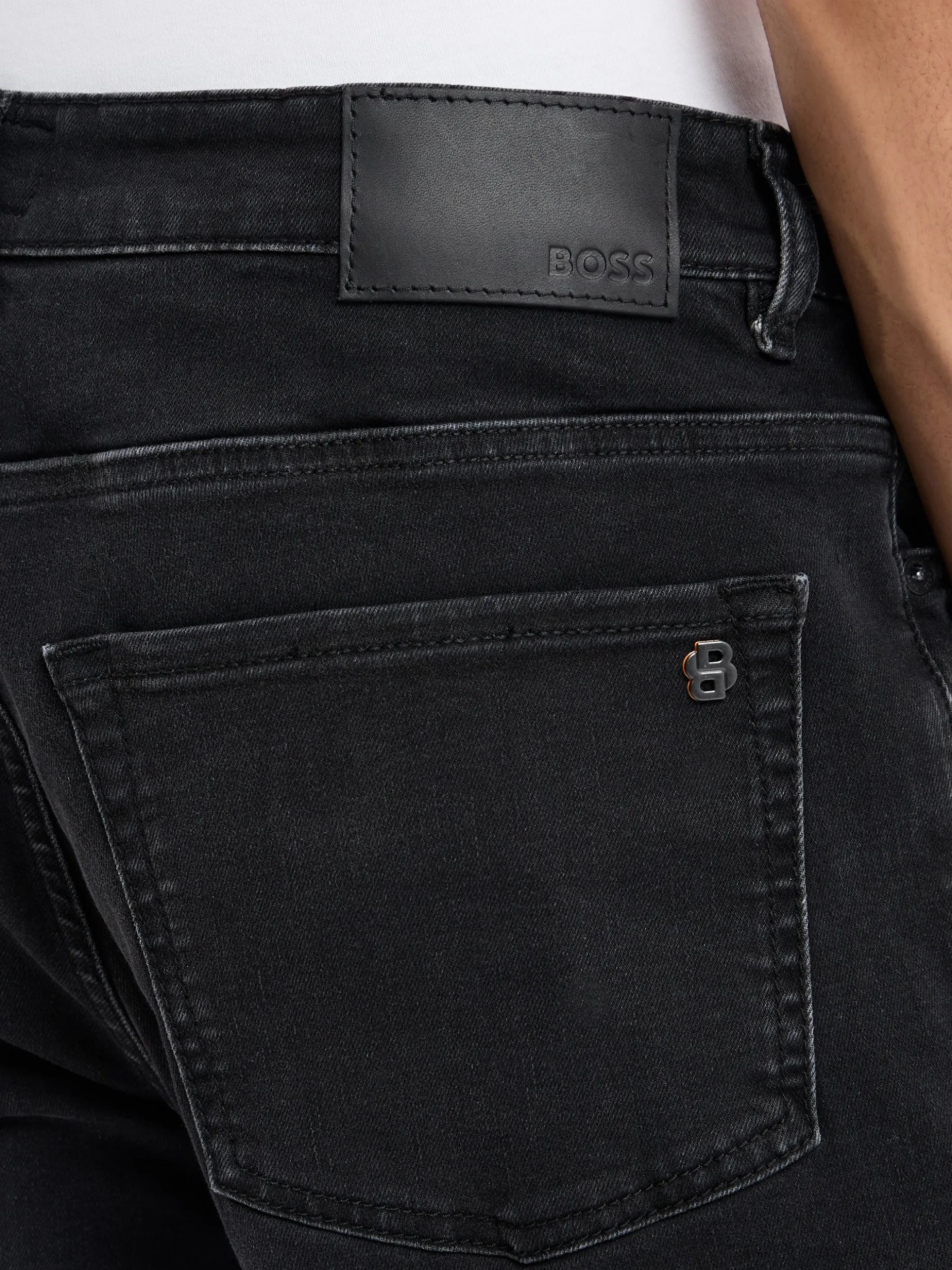 BOSS Orange Herren Jeans - Re.Maine in schwarz