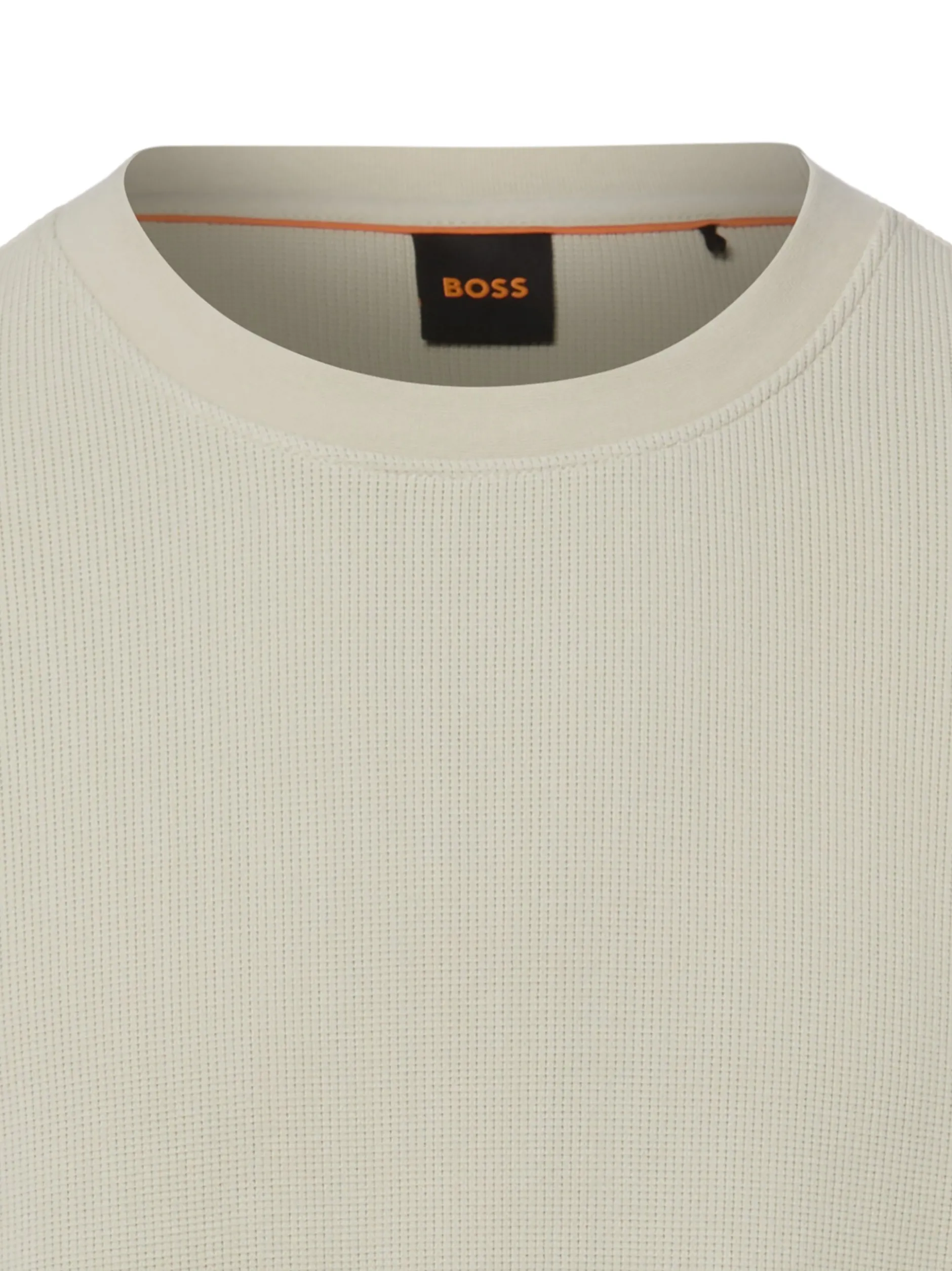 BOSS Orange Herren Langarmshirt - WE_Tempest in melange