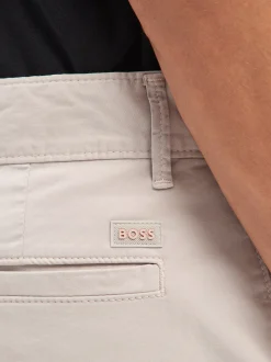 BOSS Orange Herren Shorts - Chino Slim in sand
