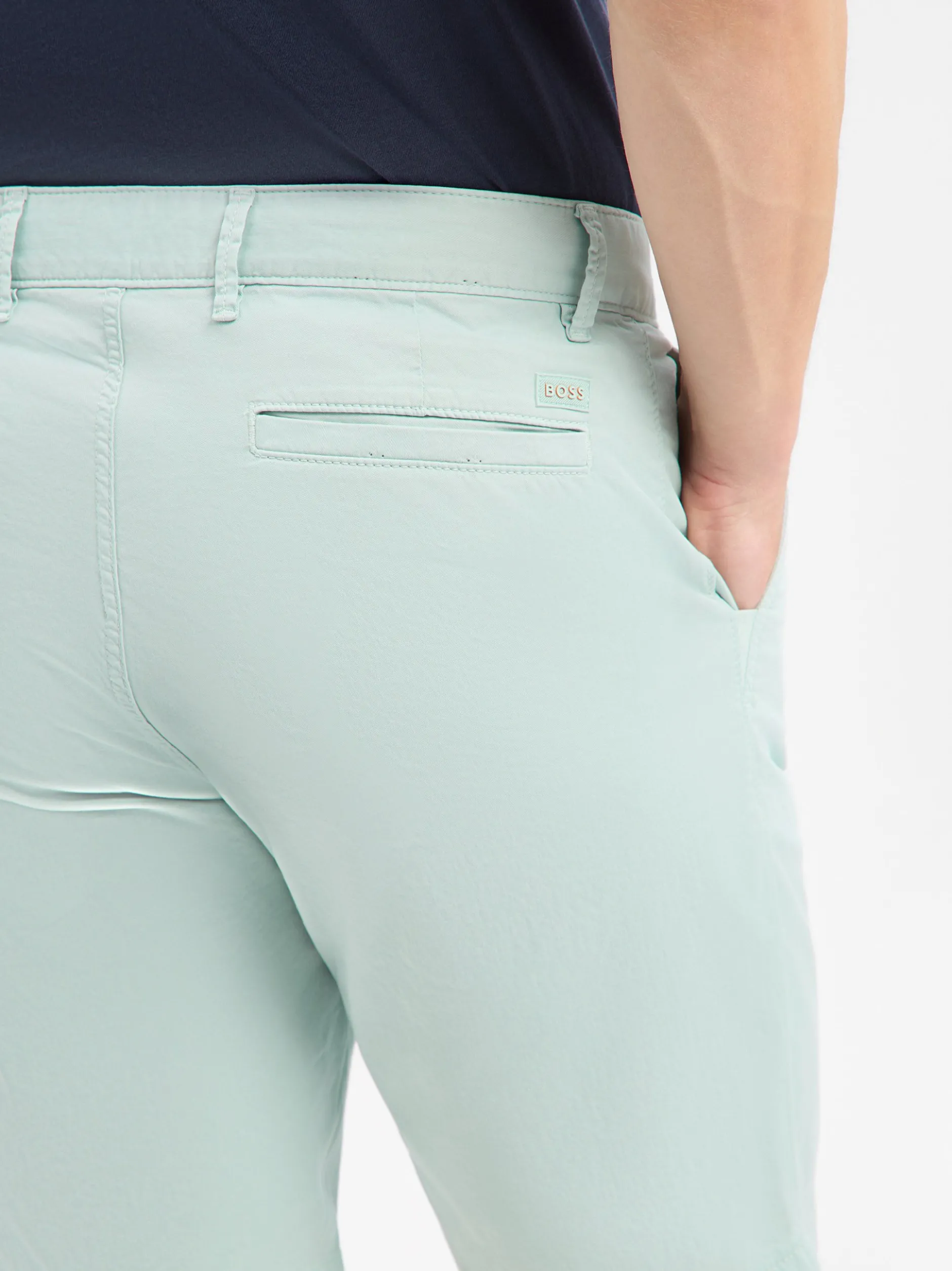 BOSS Orange Herren Shorts - Chino Slim in mint