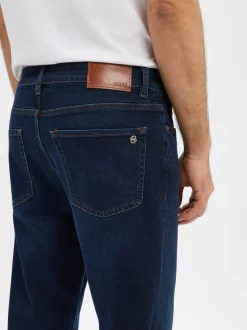 BOSS Orange Herren Slim Tapered Fit Jeans - Onyx in dark stone