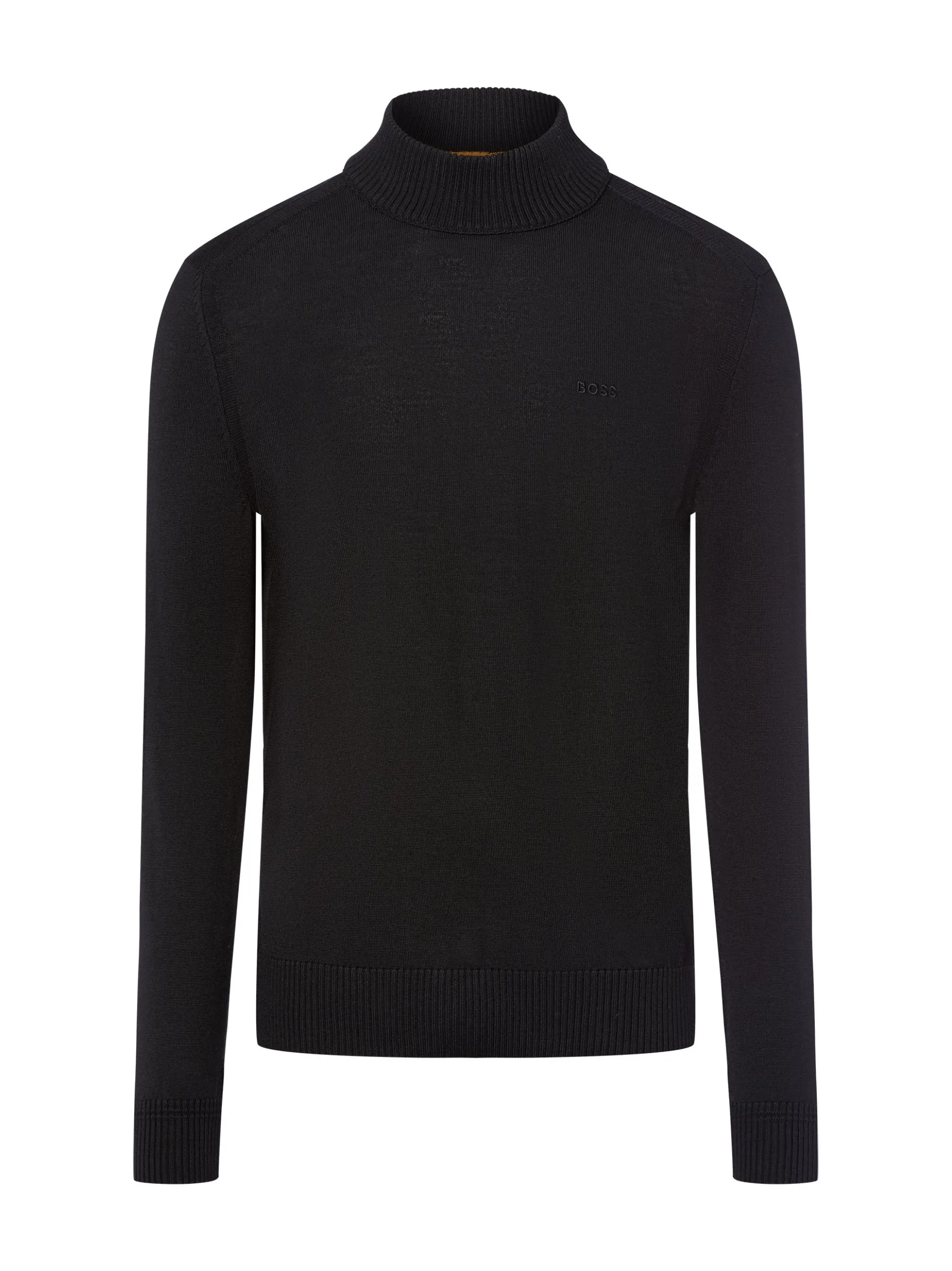 BOSS Orange Herren Strickpullover - Avac in schwarz