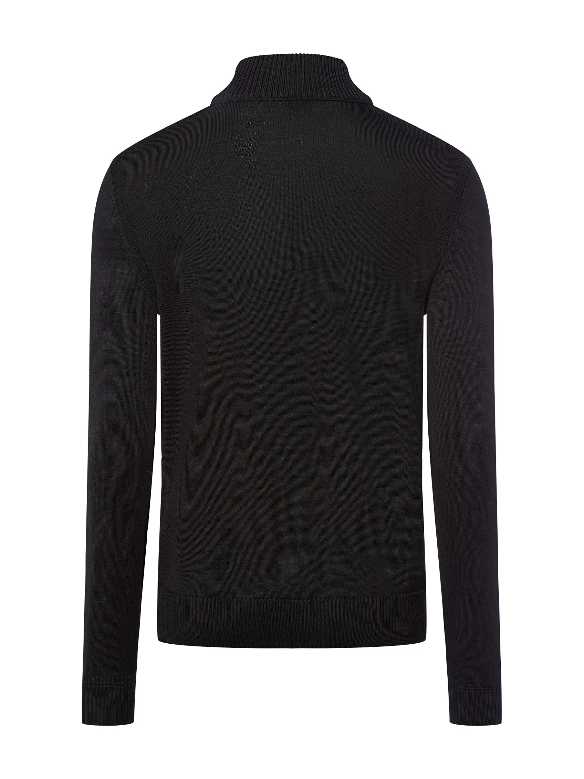 BOSS Orange Herren Strickpullover - Avac in schwarz