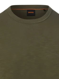 BOSS Orange Herren T-Shirt - Tegood in khaki