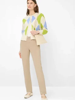 BRAX Damen Chino - Mary in beige - Länge: lang