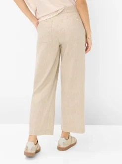 BRAX Damen Hose mit Leinen-Anteil - Maine in beige gold