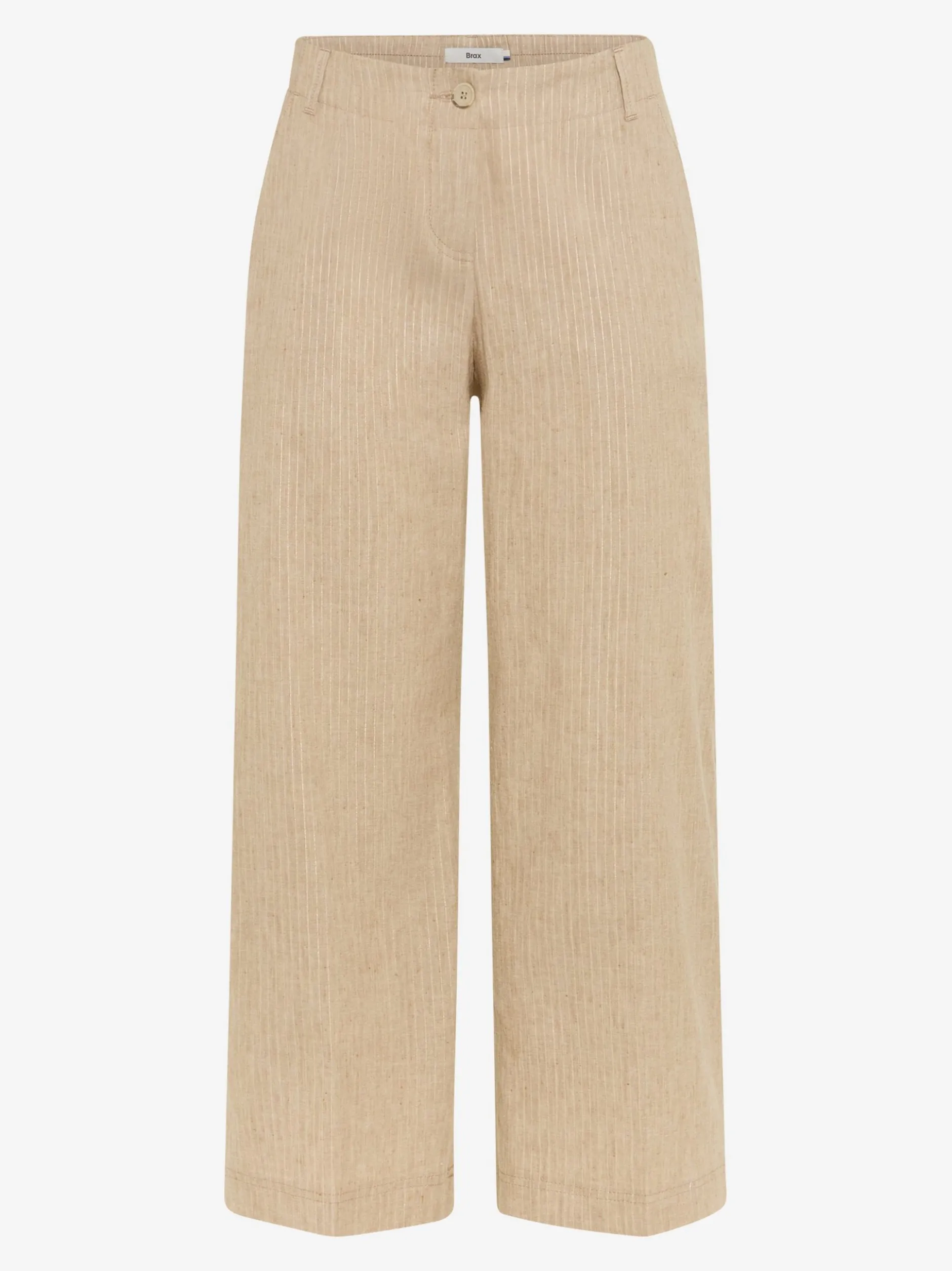 BRAX Damen Hose mit Leinen-Anteil - Maine in beige gold