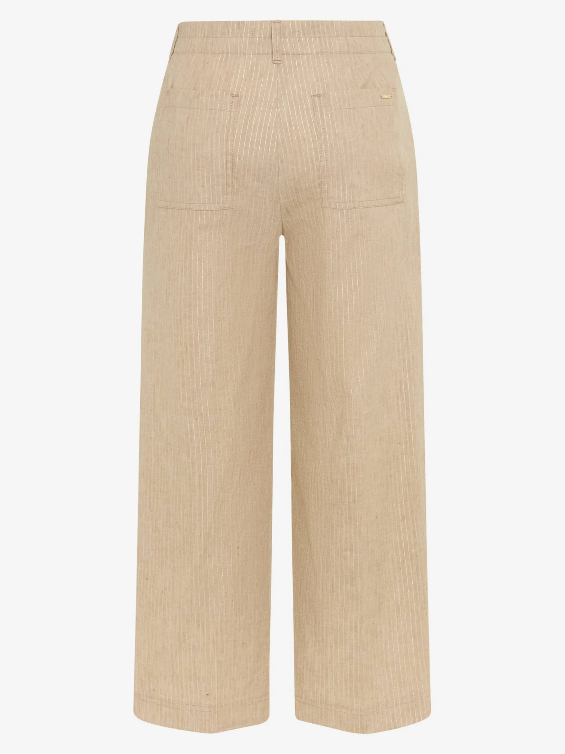 BRAX Damen Hose mit Leinen-Anteil - Maine in beige gold